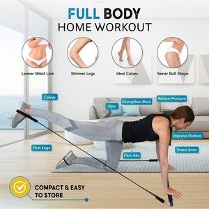 Pilates Bar- Glutes and Legs work out. As seen in yoga guru Yudy Arias